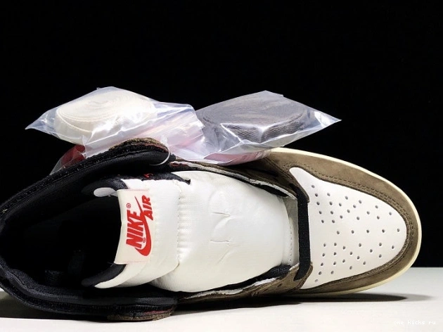 Rep Onekick CD4487 'Mocha' Jordan Scott Retro OG High x 1 100 - Air Travis 0816